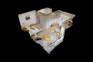 Torre-Barcelona-Centro-Apto-33m2-Dollhouse-View